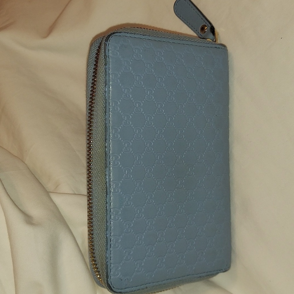 Authentic Gucci Micro Guccissima Small Zippy Wallet Organizer - Picture 2 of 10